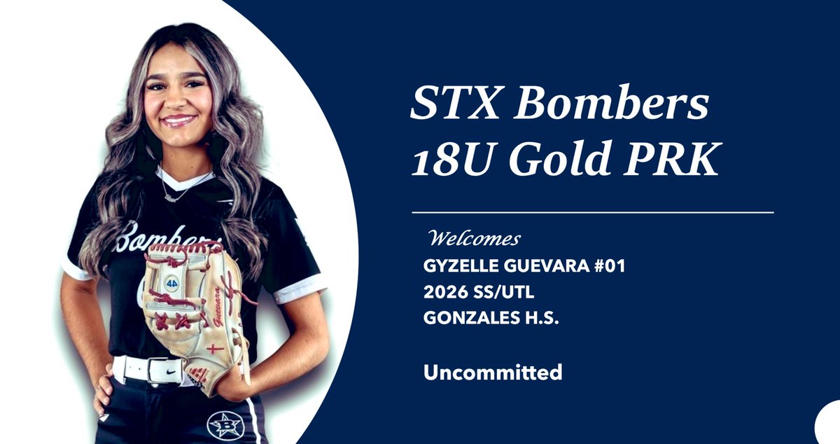 STX Bombers 18U Gold PRK welcomes UNCOMMITTED 2026 <a href="/GyzelleGuevara/">Gyzelle Guevara #01</a>!