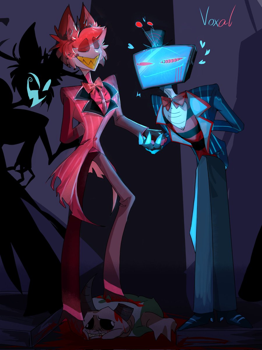 luantiansw's tweet photo. 恶人夫夫牵手手 #hazbinhotel
#StaticRadio #radiostatic #voxal https://t.co/6xh9feko4M