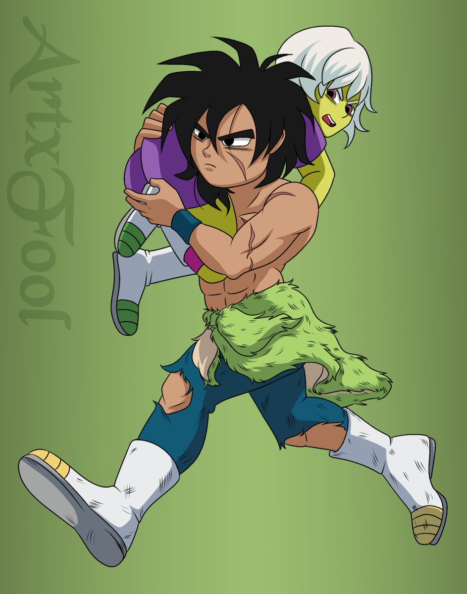 ArtxFool's tweet photo. Cute couple 🥰🥰🥰#broly #cheelai #DBZ #DragonBall https://t.co/wzHgUTrhn8