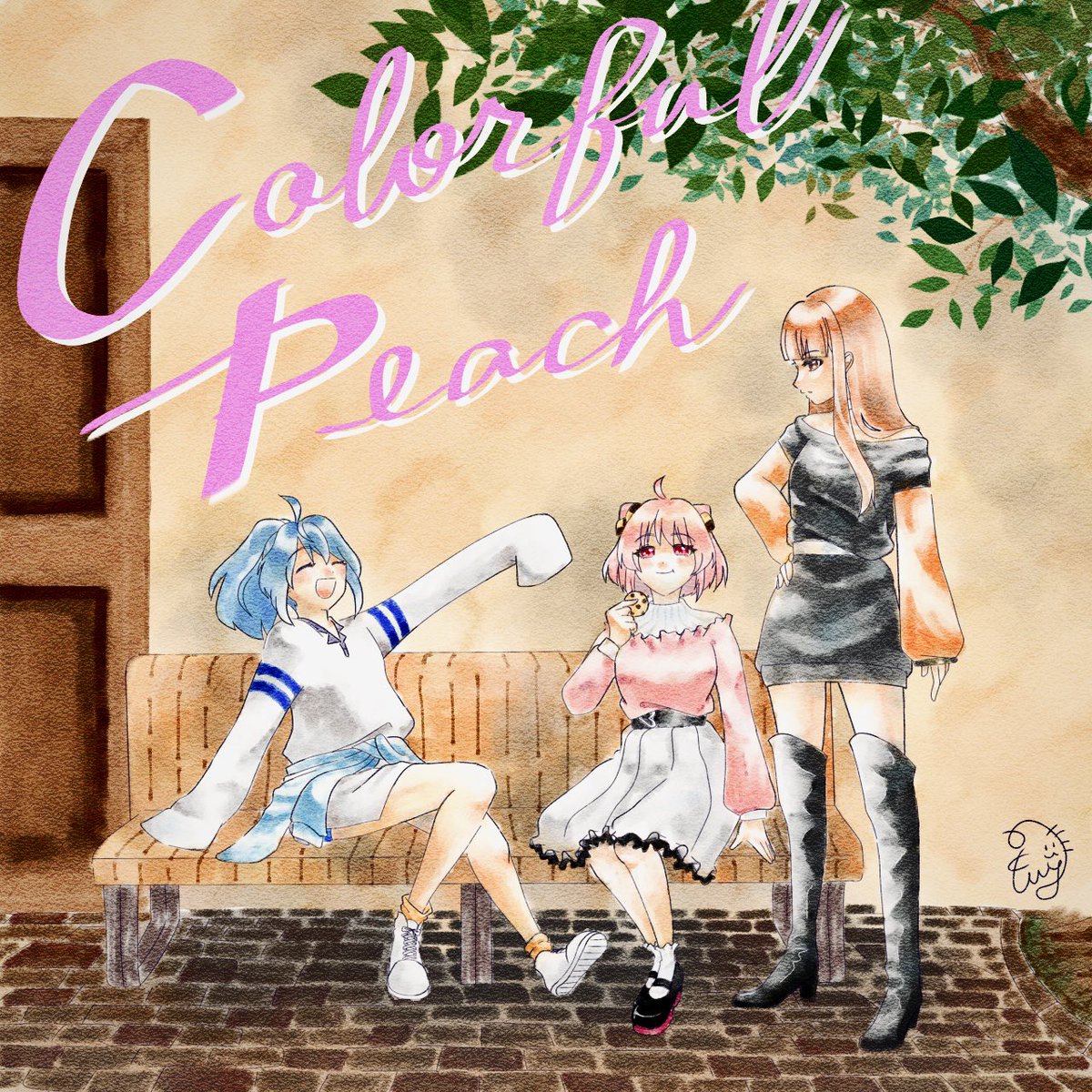 からぴち #カラフルピーチ #ぴちあーと #えと さん #のあ さん #るな