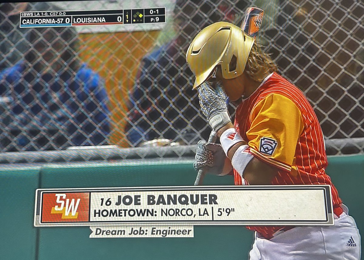 DestrehanBB's tweet image. We want to give a shoutout and wish goodluck to one our incoming guys, Joe Banquer! 

Big Joe has helped lead the Eastbank little league 13U to the Intermediate World Series in California! Joe has been an integral part in their run to Cali! 

Bring it home Joe!