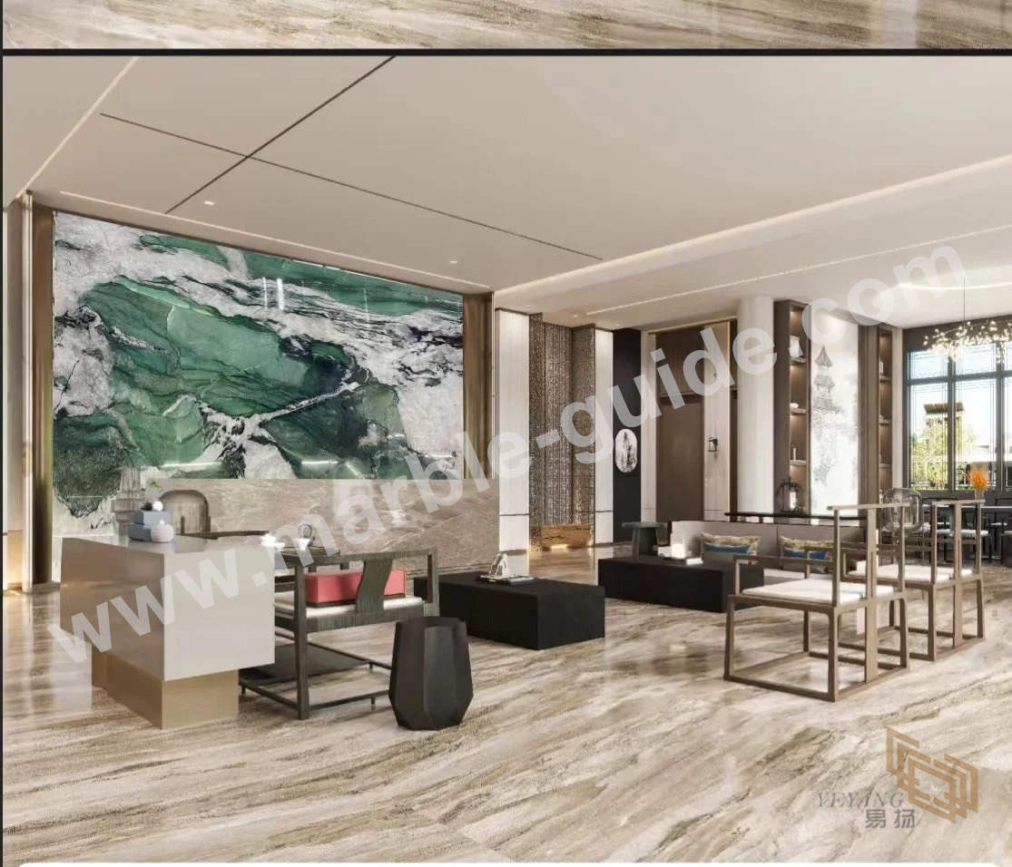 Marble_Decor's tweet image. Patek Philippe luxury green marble stone, also well known as Tiffany green marble, quarried in Brazil, with emerald green as the main color, white veins reflecting each other, creating a luxurious and elegant appearance.
#backgroundwall #countertop #featurewall