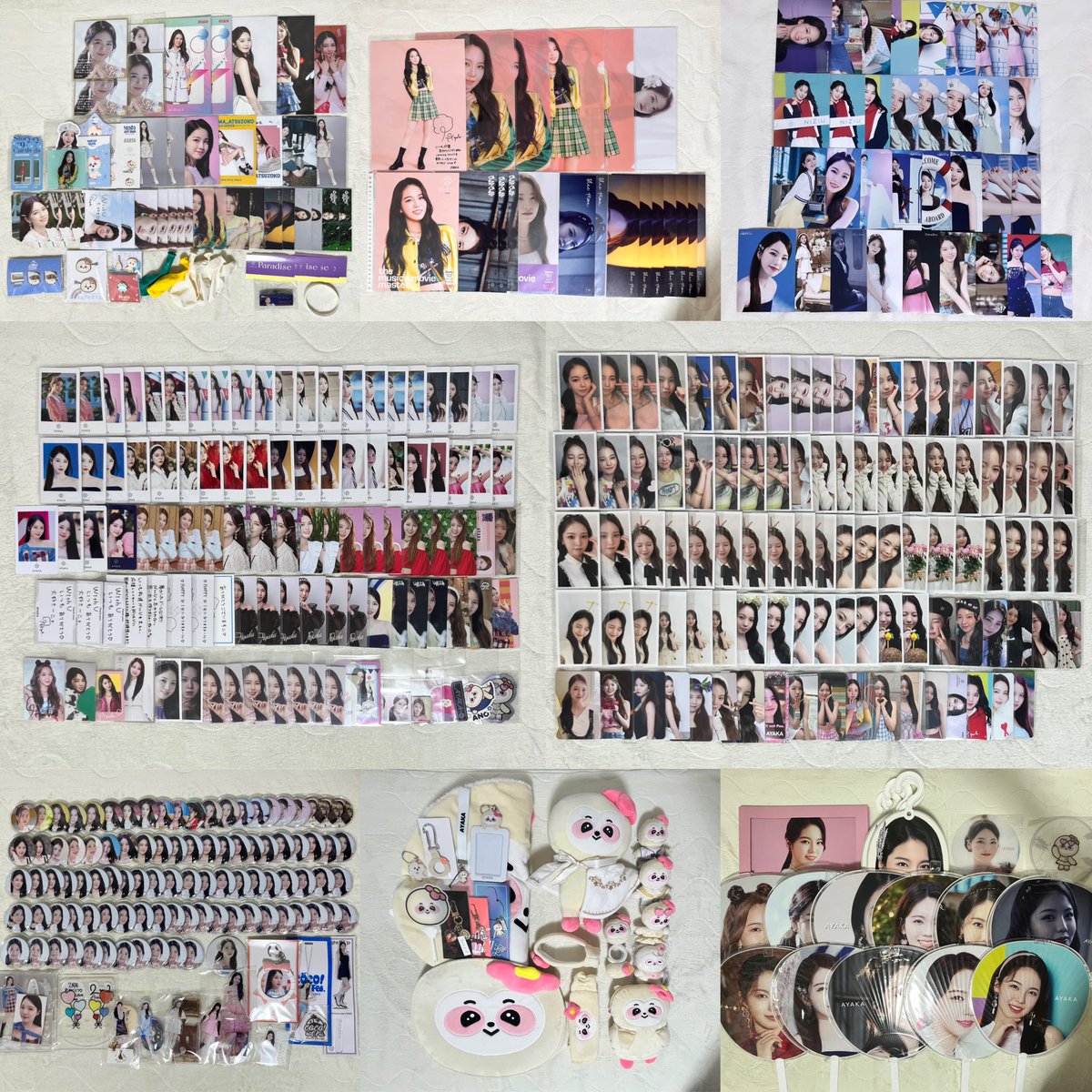 ayaka_h_62's tweet photo. 【NiziU一部グッズ 買取】

(譲)アヤカちゃんグッズ(画像動画1.2枚目)＋過去のCD

(求)現金

リプは3枚目の画像を読んでからお願いします🙇🏻‍♀️2枚目の動画に求めているものがある時はスクショし、送ってください。必ずご希望金額を記入の上、DMorリプお願いします。

#NiziU #NiziU譲 #NiziU買取 https://t.co/3SPUmcfYiY
