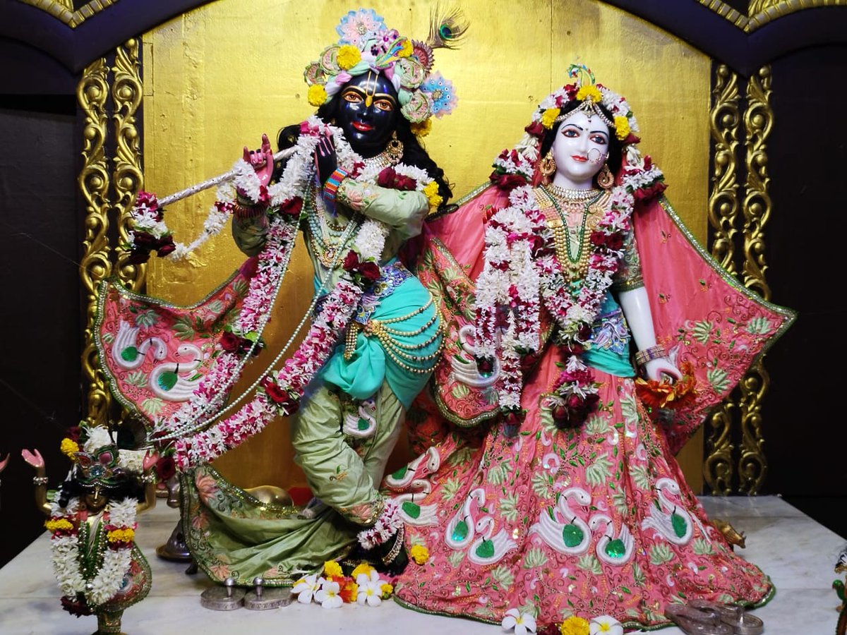 IskconAmravati's tweet photo. ━❀꧁𝐻𝑎𝑟𝑒 𝐾𝑟𝑖𝑠ℎ𝑛𝑎꧂❀━

     🙏🏽 Sringar Aarti Darshan 📿
   🌷Sri Sri Rukmini Dwarkadhish || ISKCON Amravati🌷

  ━❀꧁30/07/2024 ꧂❀━

#iskcon #iskconamravati #harekrishna #JaiShriRam #Jaishankar #radheradhe #RadhaMohan #Krishna #Temple #Delhi #Mumbai #amravati https://t.co/decrnQYkaa