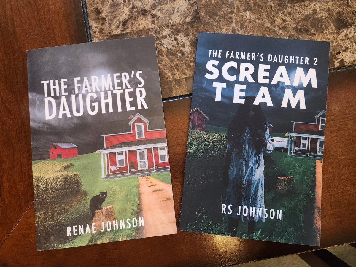 Part 1 is on Audible &amp; both are available in print &amp; eBook on Kindle Unlimited! Get your copy! #ghoststories #books #TheFarmersDaughter #ScreamTeam #horror #scary #RSJohnson