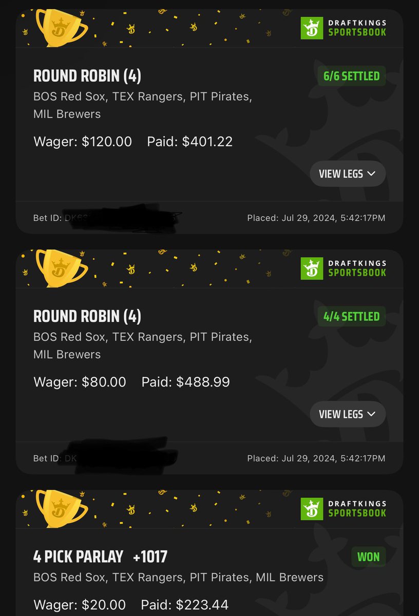 JB_ethereum's tweet photo. @CodyBrownBets Good research and play. Added Brewers for extra oompf but damn all of these -1.5 hit as well! https://t.co/yMhyaAPrJd
