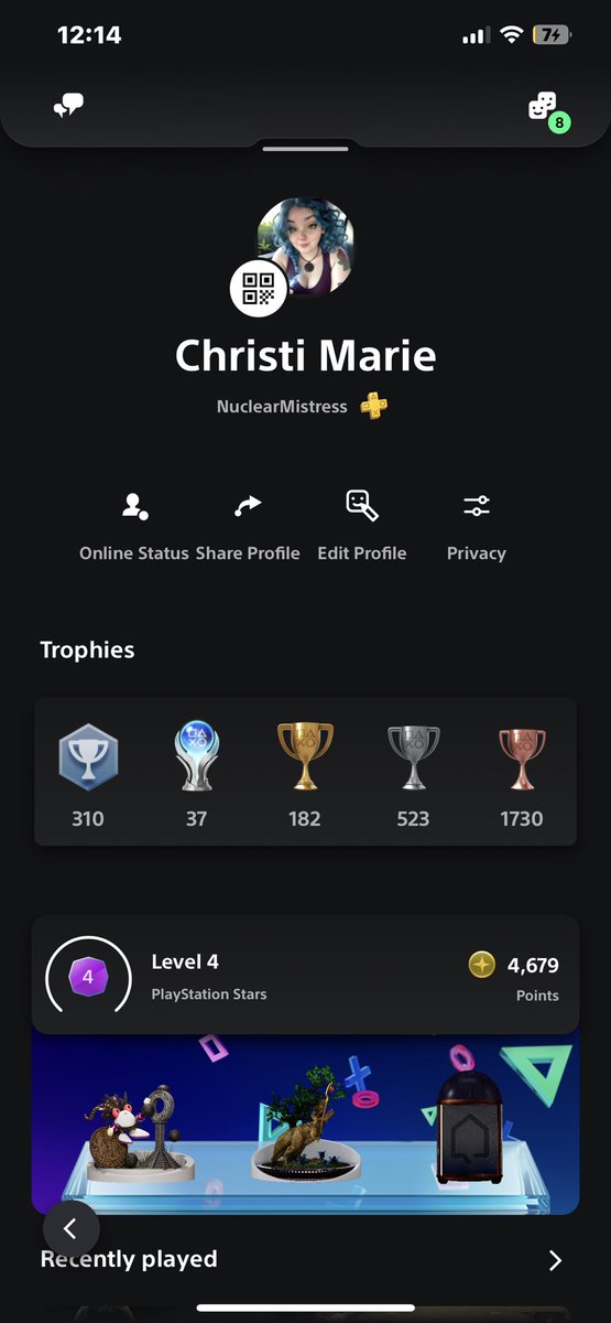 NuclearMistress's tweet photo. That makes 37! #outerworlds #ps5 #trophyhunter #platinum #gamer #PlayStationTrophy #PlayStation5 https://t.co/bFiyuhefSE