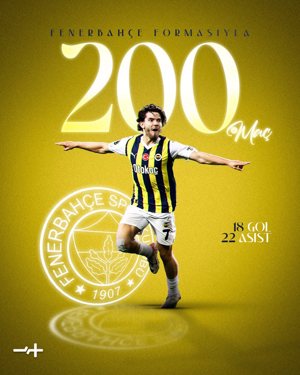 🎖️ Ferdi Kadıoğlu, bu akşam oynanacak Lugano karşılaşmasıyla birlikte Fenernahçe formasını 200.kez terletmiş olacak.

#ferdikadıoğlu #fenerbahçe #süperlig
