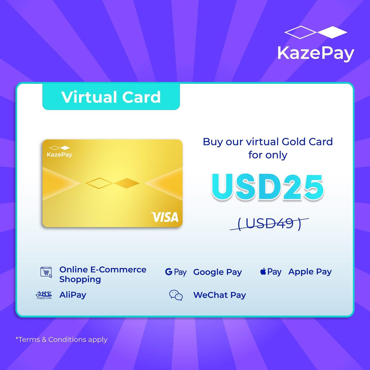 KazePay tweet media