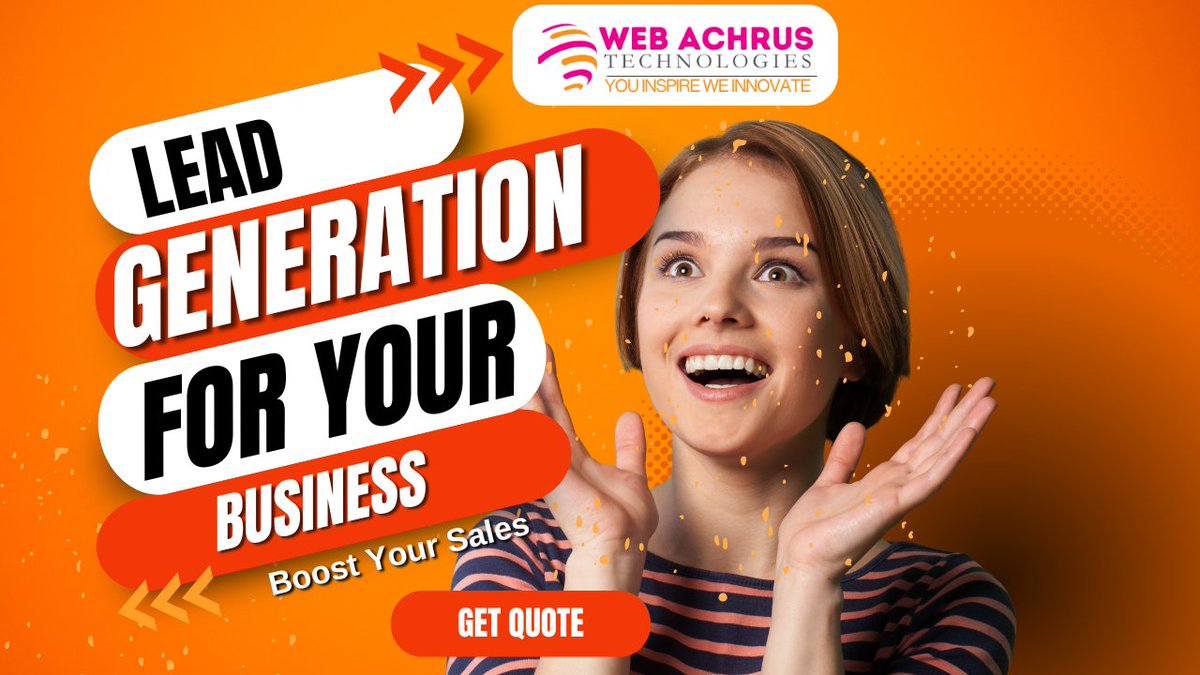 Web Achrus Technologies (@webachrus) on Twitter photo Ready to elevate your business Sales? Call or WhatsApp us at  +91-7678103011
📷 Our Lead Generation Services is here to transform your business growth! 📷📷 Ready to elevate your business Sales? Call or WhatsApp us at  +91-7678103011
📷 Our Lead Generation Services is here to transform your business growth! 📷📷