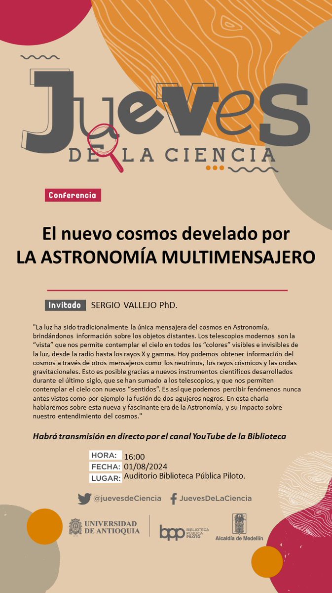 El primero de Agosto es JUEVES DE LA CIENCIA