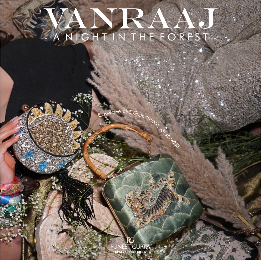 ~ ROAR WITH STYLE ~
PG VANRAAJ collection is a tribute to the untamed beauty of wildlife. Carry your wild spirit with pride and embrace your stylish side with PG VANRAAJ collection. DM for orders.
.
#animalprint #bags #rakhi #rakhi2024 #rakhigifts #giftsforher #trousseau