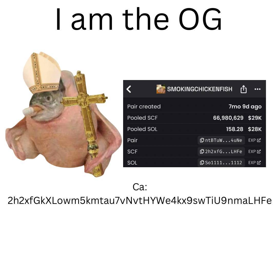 OG SMOKING CHICKEN FISH tweet media