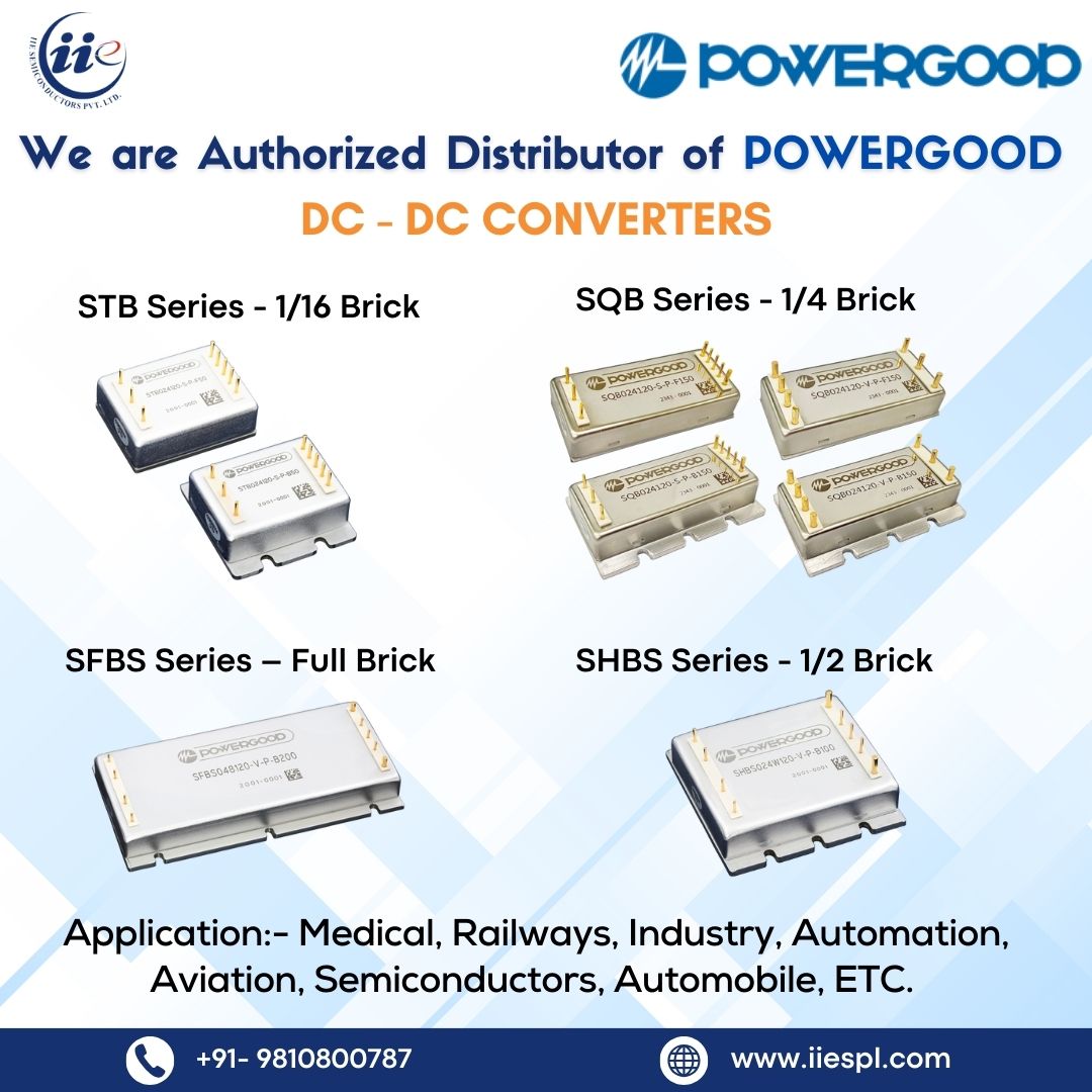 iiespl's tweet image. We are Authorized Distributor of PowerGood 

DC-DC Converters. We are offers reliable, high-performance solutions for all your power conversion needs. #PowerGood #DCDCConverter #PowerSolutions
Call Us: +91-9810800787
iiespl.com