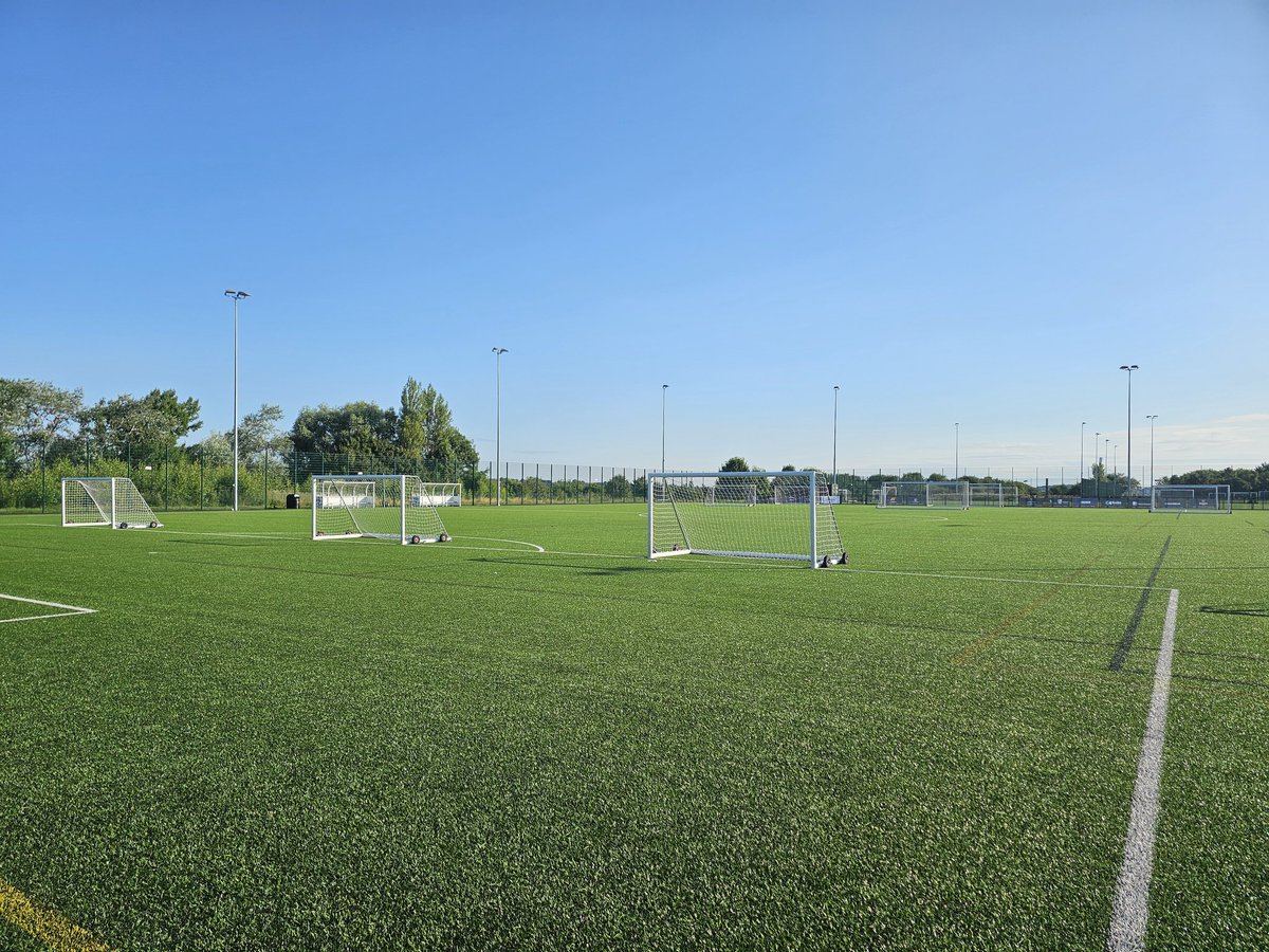 Pitches all set up and ready to go for the 2024 goalkeeping camp!