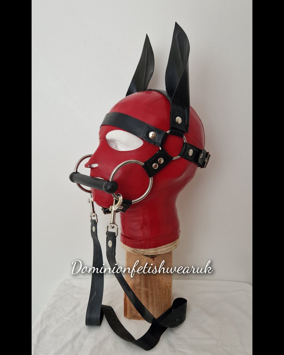 dominionfwuk's tweet image. Pony harness #ponyplay #ponyharness #latexpony #heavyrubber #latex #rubber #craft #latexcraft
