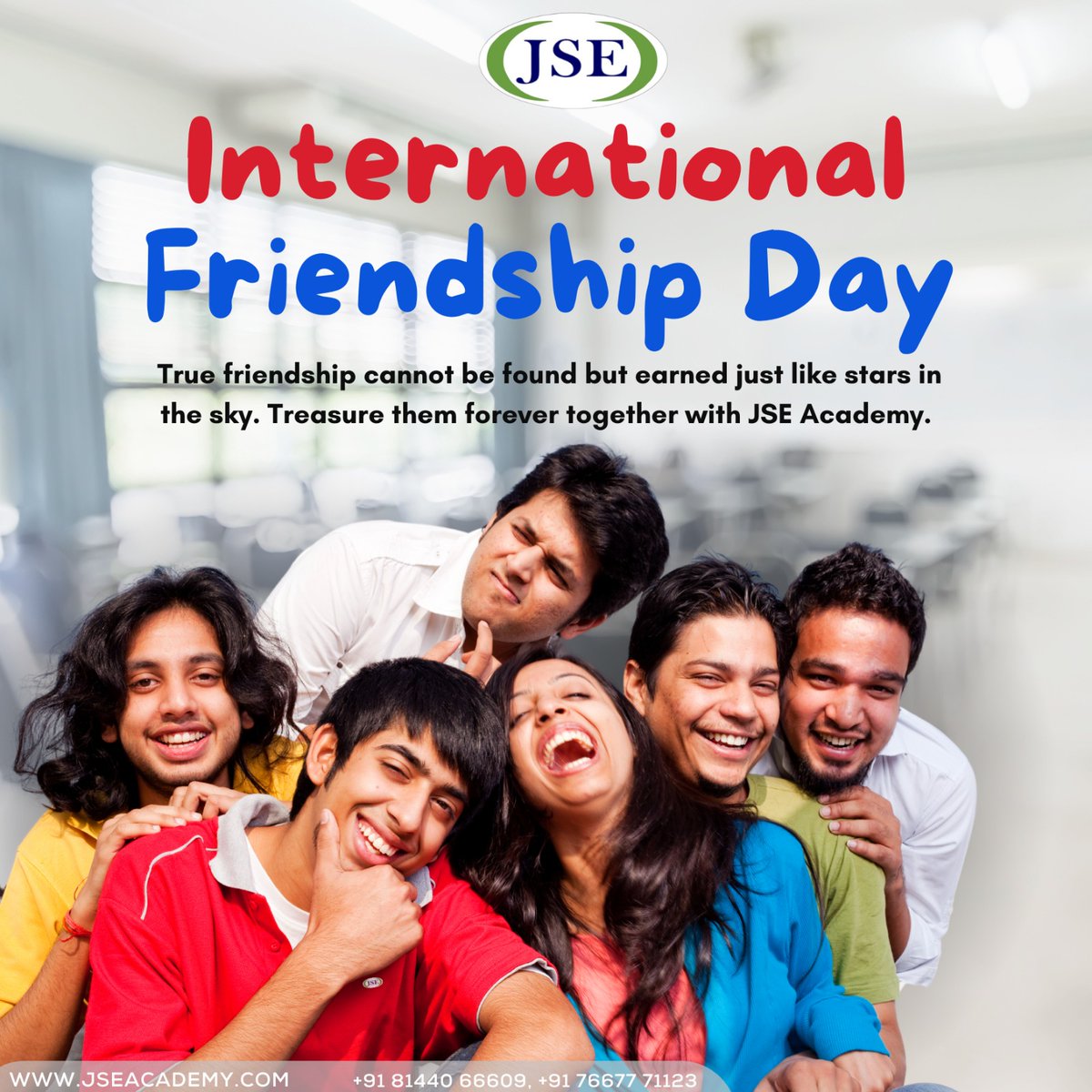 JSE_Academy's tweet photo. JSE Academy wishes every buddies a very Happy Friendship Day! May your bonds grow stronger and hold you till the end, just like us uniting skills with career for engineering.
https://t.co/eCp7yXd3Uh
@followers
#MEPTraining #InternationalFriendshipDay #Friendsforever https://t.co/bz8EM0jush