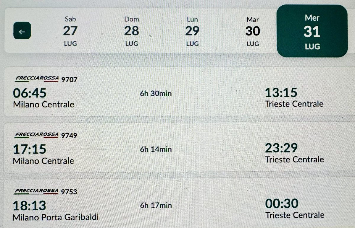 Nel momento di maggior traffico e turismo il Nord Est è tagliato fuori dalla linea ferroviaria da Milano? I treni per Venezia/Trieste/Udine vengono instradati via Bologna: <a href="/Trenitaliano/">Trenitalia</a> STATE SCHERZANDO?
 <a href="/matteosalvinimi/">Matteo Salvini</a> <a href="/zaiapresidente/">Luca Zaia</a> <a href="/M_Fedriga/">Massimiliano Fedriga</a> <a href="/RobertoDipiazza/">Roberto Dipiazza</a>