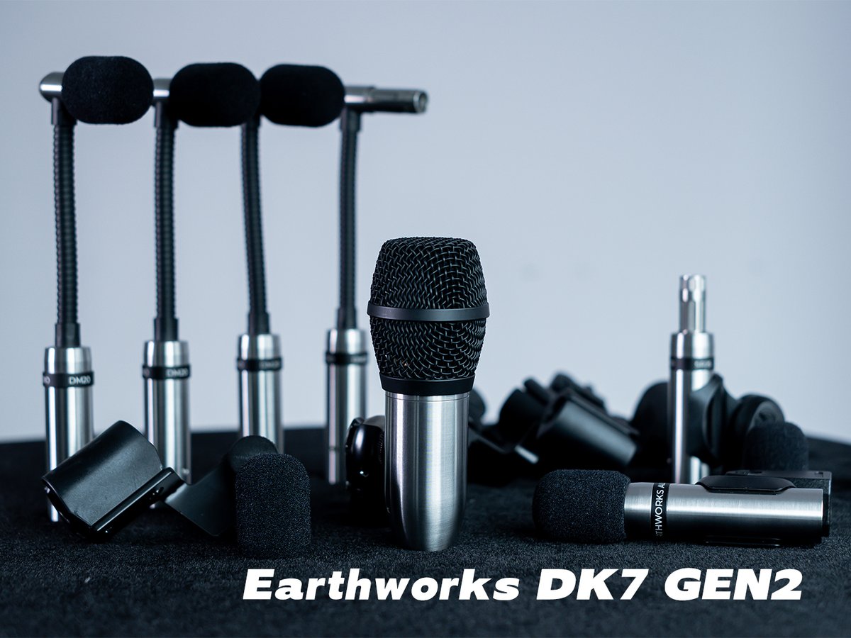 AudioDong's tweet image. New Arrivals 
“On stage, in the studio, and showcased on every top streaming channel, the DK7 has become the must-have drum microphone kit.”
@EarthworksAudio