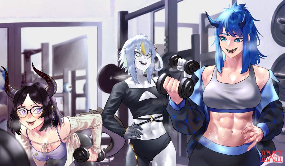 Pumpin' it w/ <a href="/CaptainAligna/">Captain Aligna 🔰⭐</a> <a href="/YukiOniVT/">Yuki | Oni Vtuber</a> 🔥

♡ <a href="/irumicomics/">🔞‼️IRUMICOMICS‼️🔞</a> | #Alignart #SculptingYuki #DrawLoyally