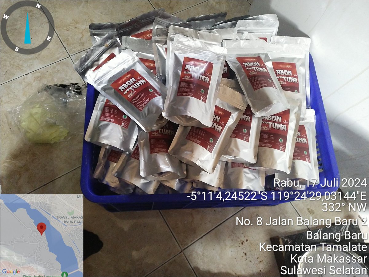 Irmayatilatief's tweet photo. Rabu (17/07/2024), Irmayati, PPB Makassar, Poklahsar Mangga tiga ,Kel.Tanjung Merdeka, kec.Tamalate,produksi sebanyak 75 kg abon ikan Tuna
#Dataproduksi
#luhlapor
#giatluhkankotaMakassar
#BRPBAPPPMaros
#BPSDMKP https://t.co/OEll2iPuu2