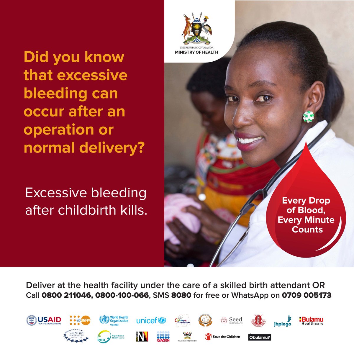 We all have a role to stop mothers dying from bleeding. 
Let's prevent this avoidable death.