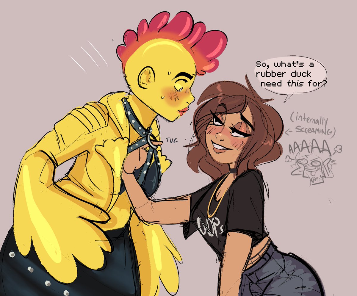 U can’t just wear a harness and not expect it to get tugged I’m sorry 💀

anyway more rubber duck because I’m KAJSMDDMSJD  dnsshsh! yeah  :)👍  #dateeverything