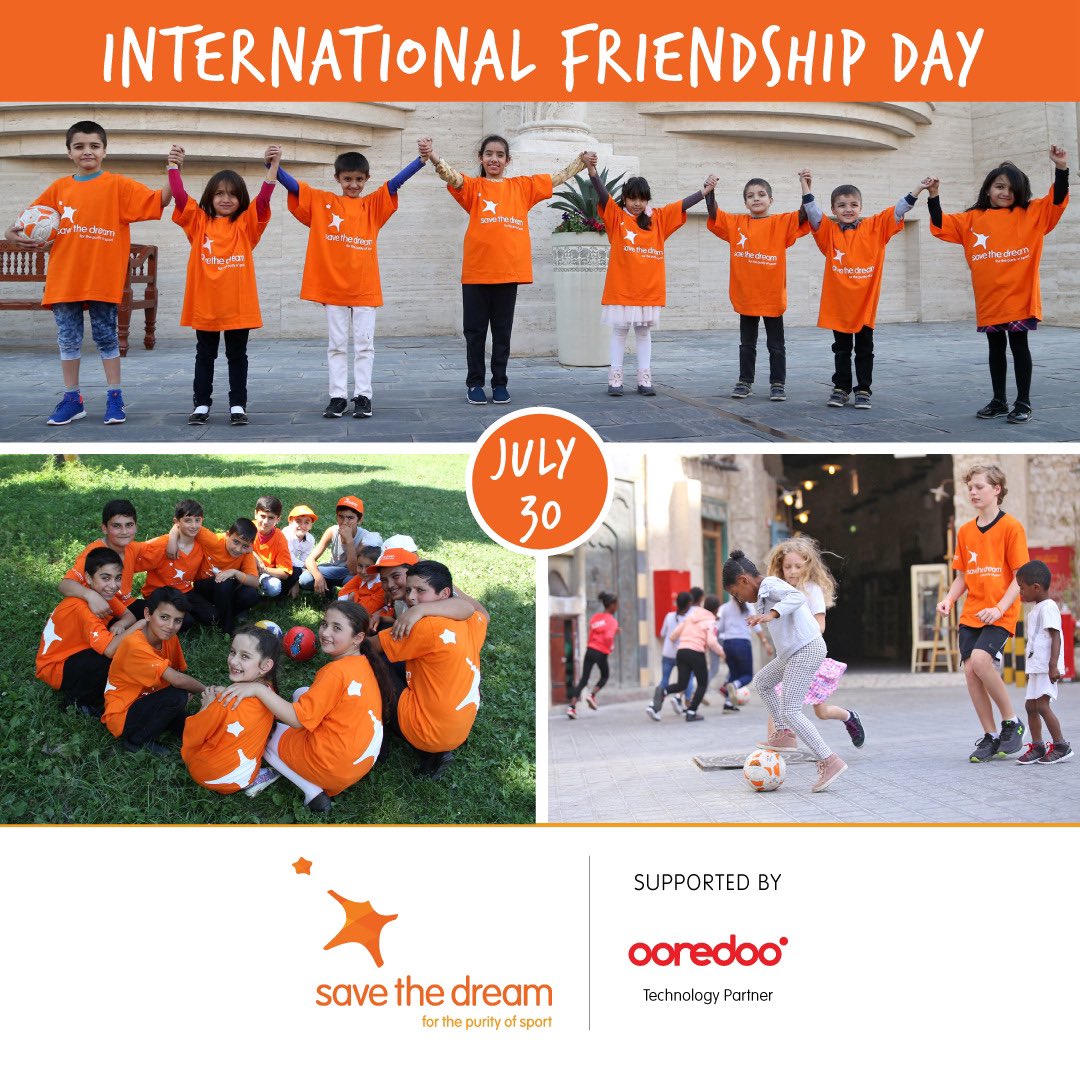 Happy #InternationalFriendshipDay 🥳🎉
Let’s celebrate the power of sport 🏀 ⚽️🏓 to fuel friendship and develop bonds👯🎈