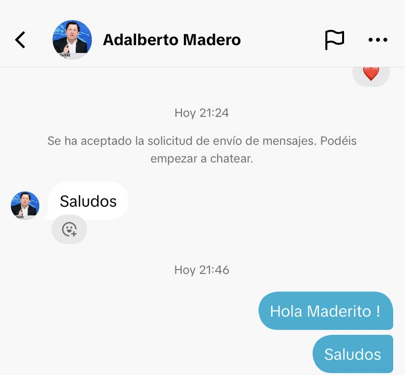 Doctora_Sol's tweet photo. Me escribió  #adalbertomadero #maderito 😊🤗 https://t.co/r6zg350UqA