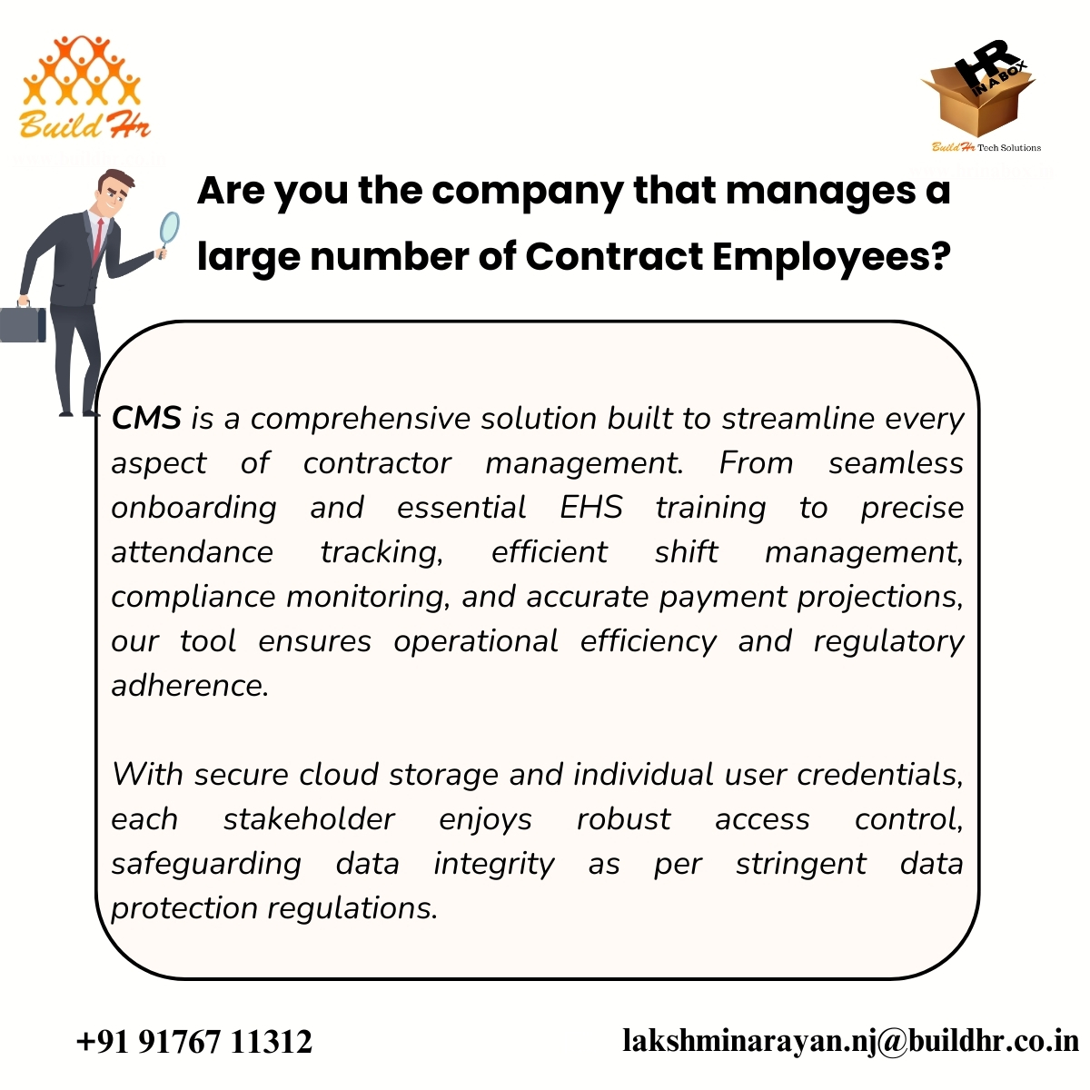 BuildHr's tweet photo. Are you the company that manages a large number of Contract Employees?
🎥 Check out our product https://t.co/EbOuYiNKzR  to see the CMS in action!

Visit : https://t.co/tCkhoRNFYw, 
https://t.co/FWqTiCH5Kw
#hr #Management #Innovation #Technology #Business #HumanResources #BuildHr https://t.co/SgftsxSEMD