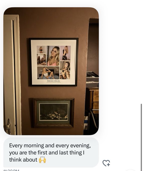 Just cute wholesome slave things 🤭 obviously he has pics of me on his bedroom wall ❤️ https://t.co/f<a href="/tag/findom"class="tags"><span>#findom</span></a>