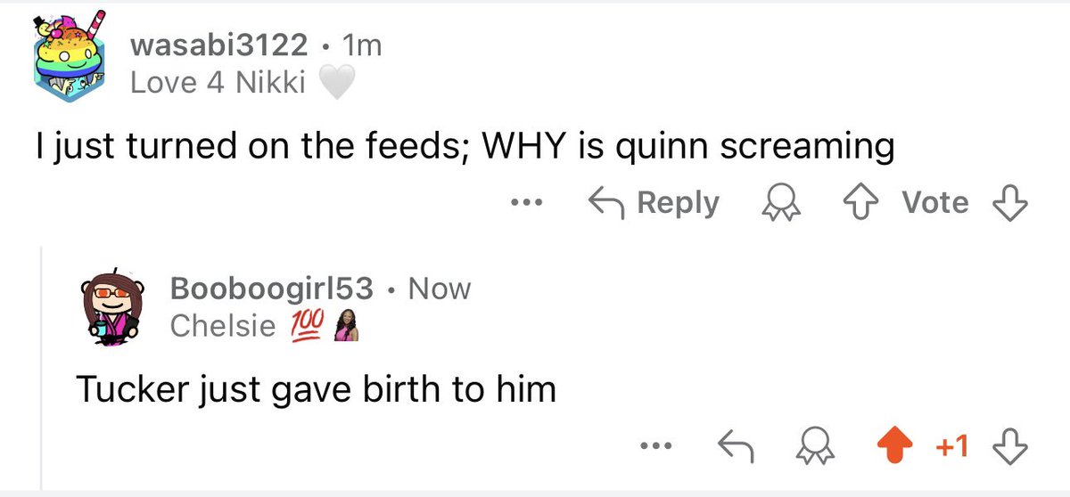 samthehamyesmam's tweet photo. Referencing this interaction every time I’m asked why I watch live feeds #bb26 https://t.co/kE5M5YrH1a