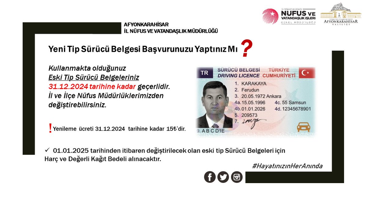 <a href="/kubrayigitbasi/">Doç. Dr. Kübra Güran Yiğitbaşı</a> 
<a href="/itasyapan/">İbrahim Taşyapan</a> 
<a href="/E_tanyeri/">Erkan TANYERİ</a> 
<a href="/TCNufus/">Nüfus ve Vatandaşlık İşleri Genel Müdürlüğü</a> 
<a href="/AfyonValiligi/">T.C. Afyonkarahisar Valiliği</a>