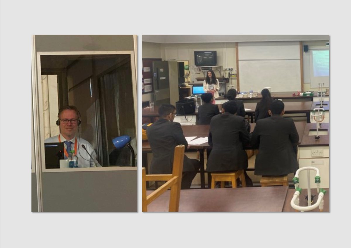 Thank you to Daniel Pashley, OH 1980-90 and Laura French, OH 1994-2004 who spoke to our students in the last week of term. We very much appreciate the support our alumni continue to give to our students. To read more, please visit oldhymerians.com/news/school-ne…