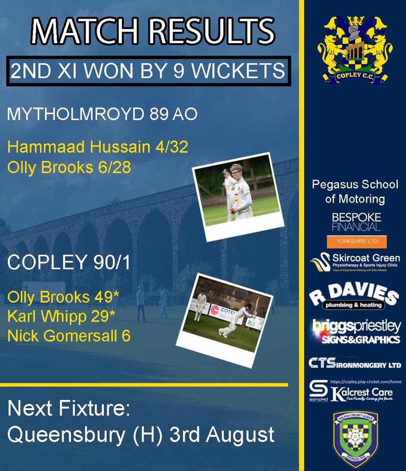 Copley Cricket Club tweet media