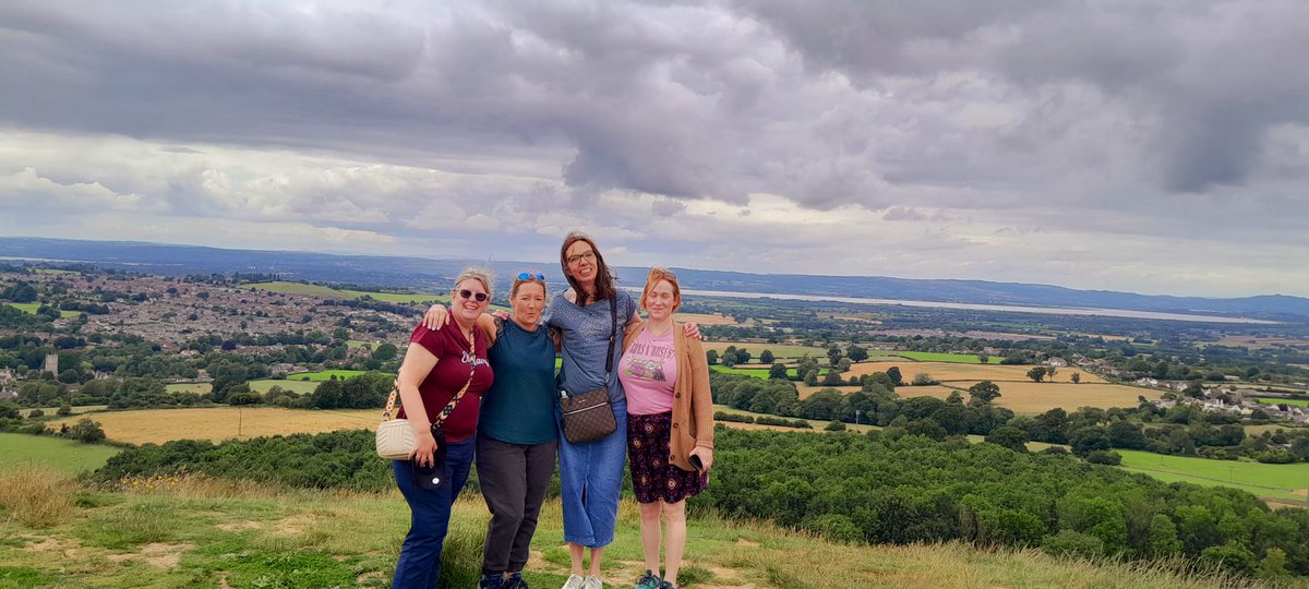 At the weekend I had a fabulous time camping. It was great to get so active and walk up Cam Hill to see fabulous views of Gloucestershire and beyond #AHPActive