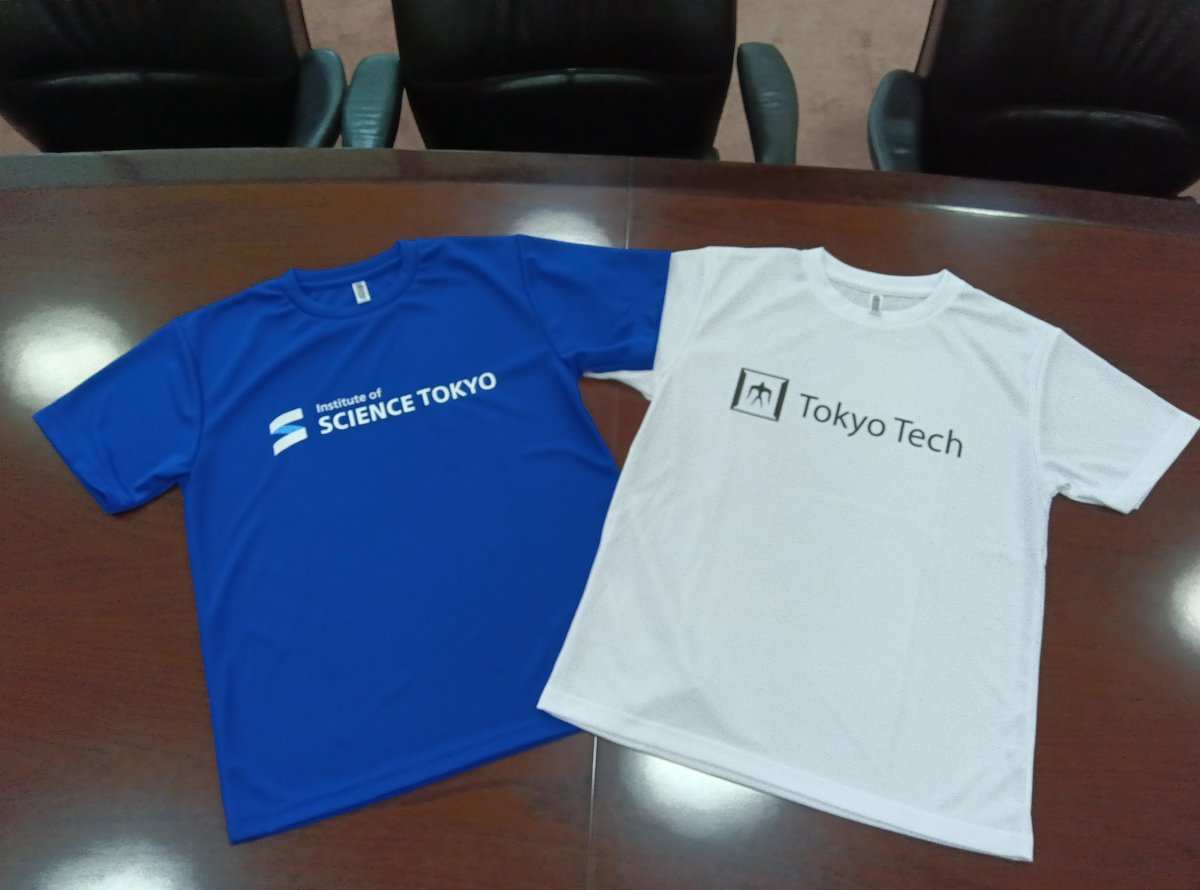 東京科学大学（Science Tokyo）のTシャツが手に入りました。オープン