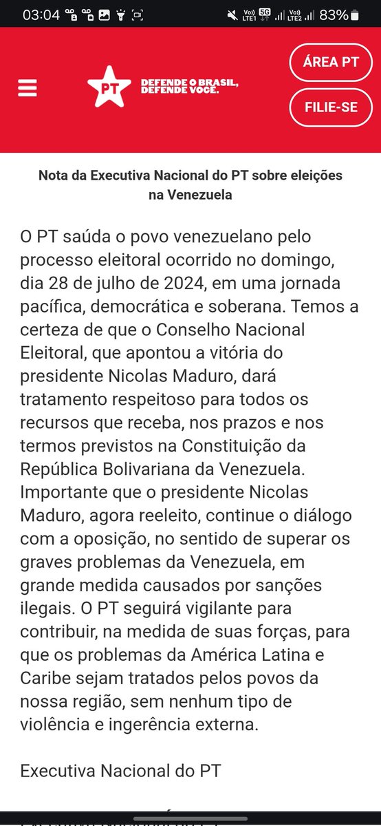 DJSanyJos's tweet photo. @ptbrasil Son una maldita basura,
No se puede ser más mamaguevos y ciegos... https://t.co/EQ3Re6qXbo
