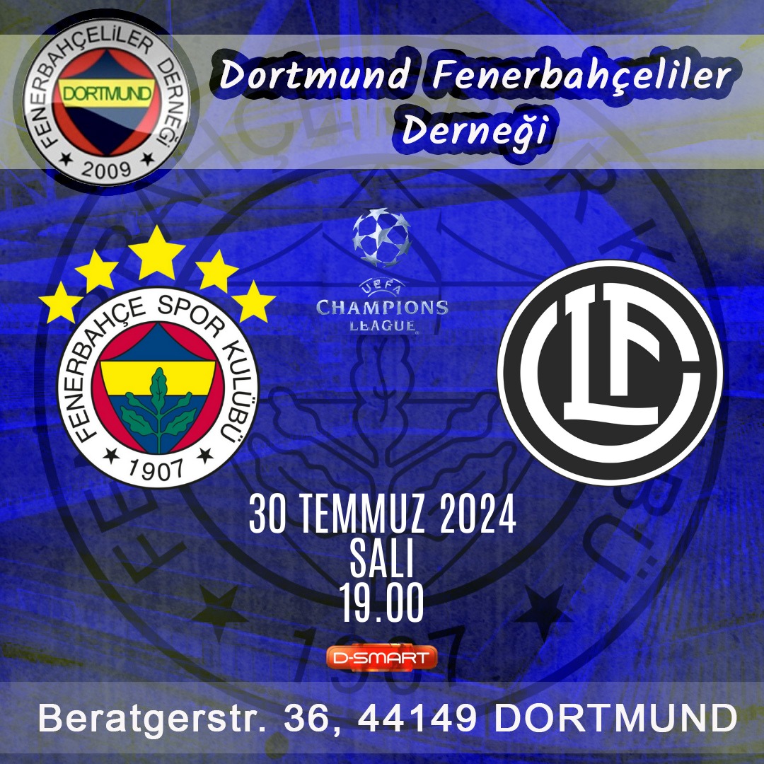 FENERİN MAÇI VAR 
HAYDİ DERNEĞE