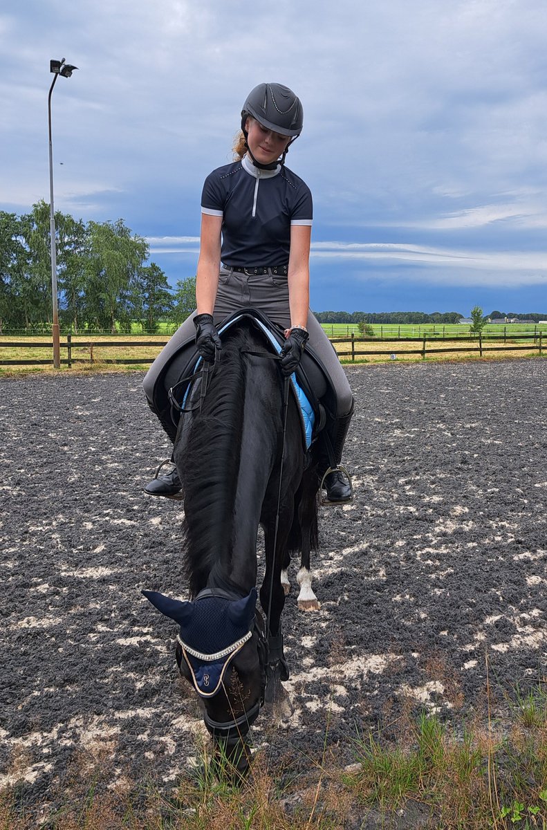 #traininginprogress
Bolheim's Black Pearl met Esmee Huistra