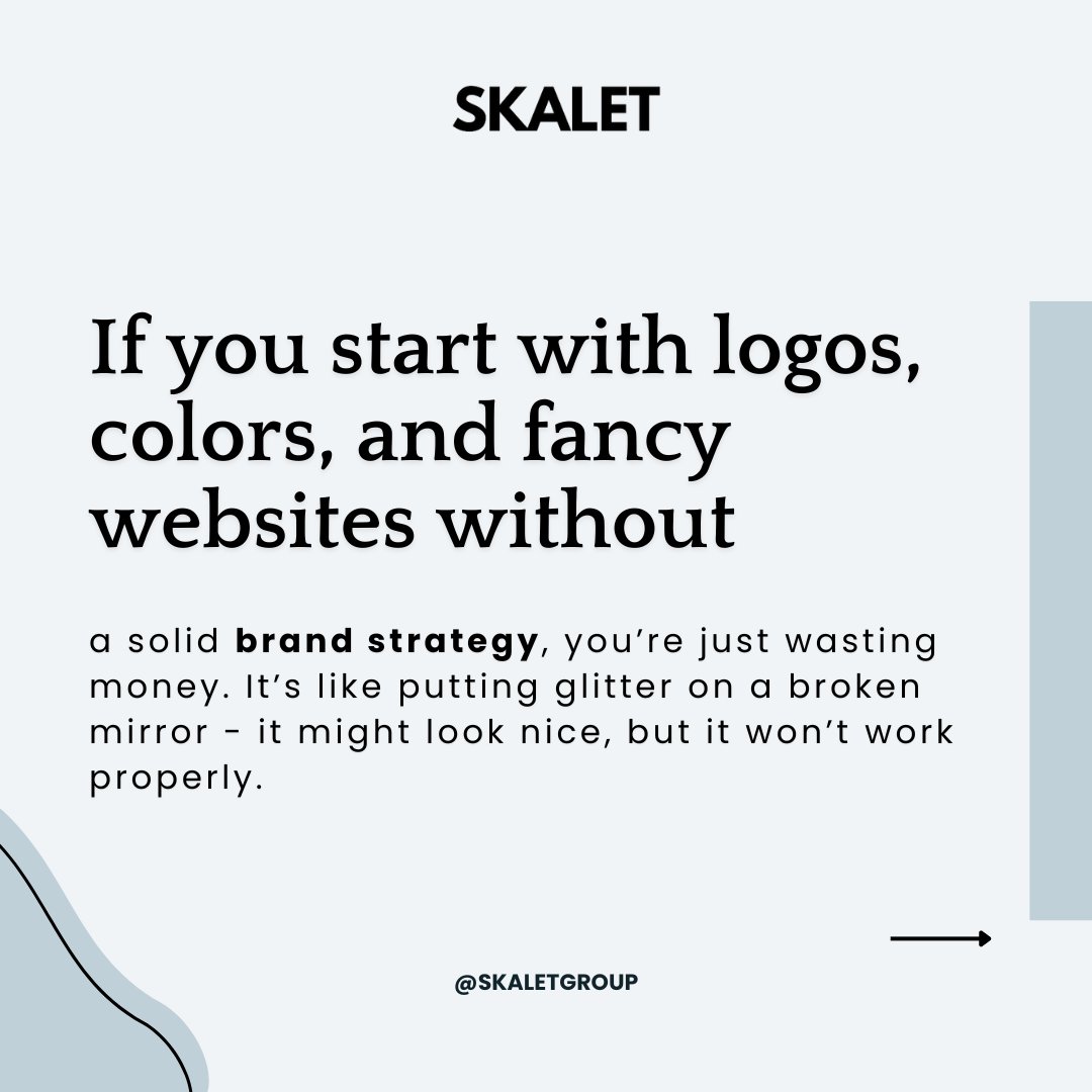 SkaletGroup's tweet photo. ✨ Don’t waste time on tactics that don’t connect! 🚫

Craft your brand strategy first. Your brand is your foundation and most valuable asset! 💪🏽🌟

Comment "Strategy" for a FREE CONSULTATION or explore @skaletgroup https://t.co/V7IFwjRGLJ