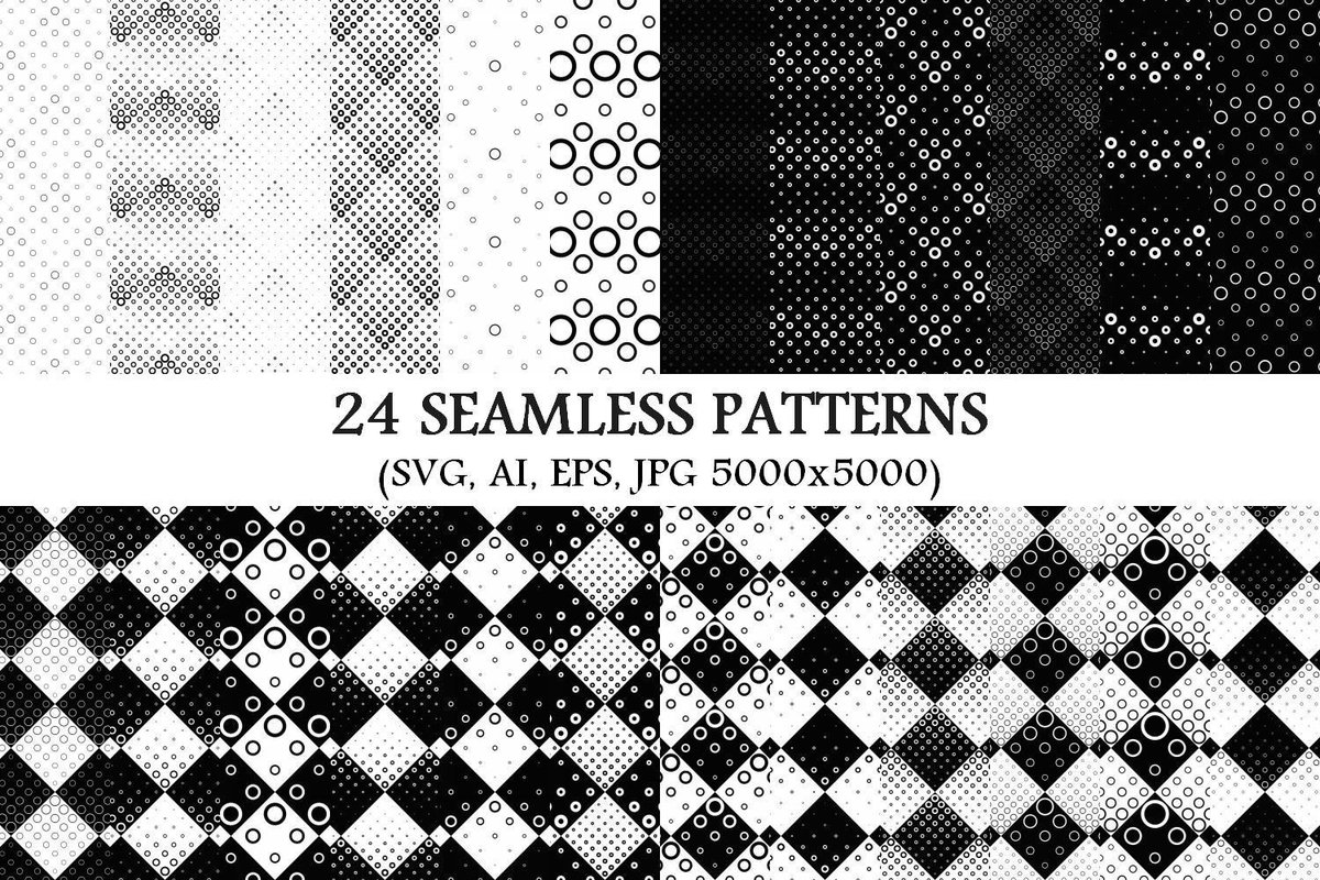 DavidZydd's tweet photo. 24 Seamless Circle Patterns https://t.co/thGhnuVamP #PatternSets #backgrounds #GeometricalPattern #BackgroundDesign #BackgroundBundles #AbstractGraphics #pattern #AbstractBackground #BackgroundSale #CheapBackground #backdrop https://t.co/JJUOAF5wgM