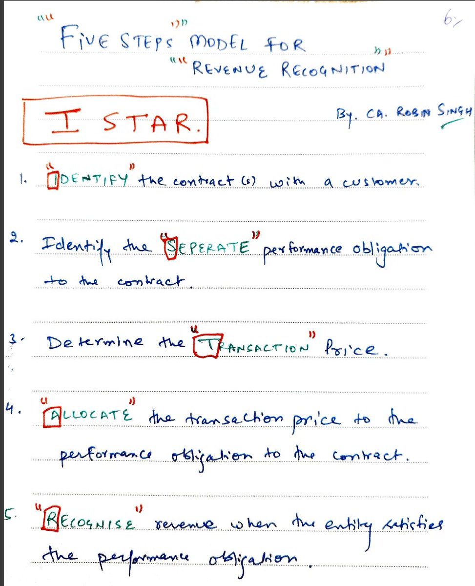 I am Star.
#revenuerecognition
<a href="/Rish_hsome/">Rishabh Pandey</a> <a href="/TanishaJai52978/">CA Tanisha Jain</a> <a href="/sonyacheema/">Gurpreett Kaur</a> <a href="/CAAditiBhardwaj/">Aditi Bhardwaj 🇮🇳</a> <a href="/dipaktulsiyan/">CA Deepak Tulsiyan</a> <a href="/CJSNanda/">CharanjotSingh Nanda</a>