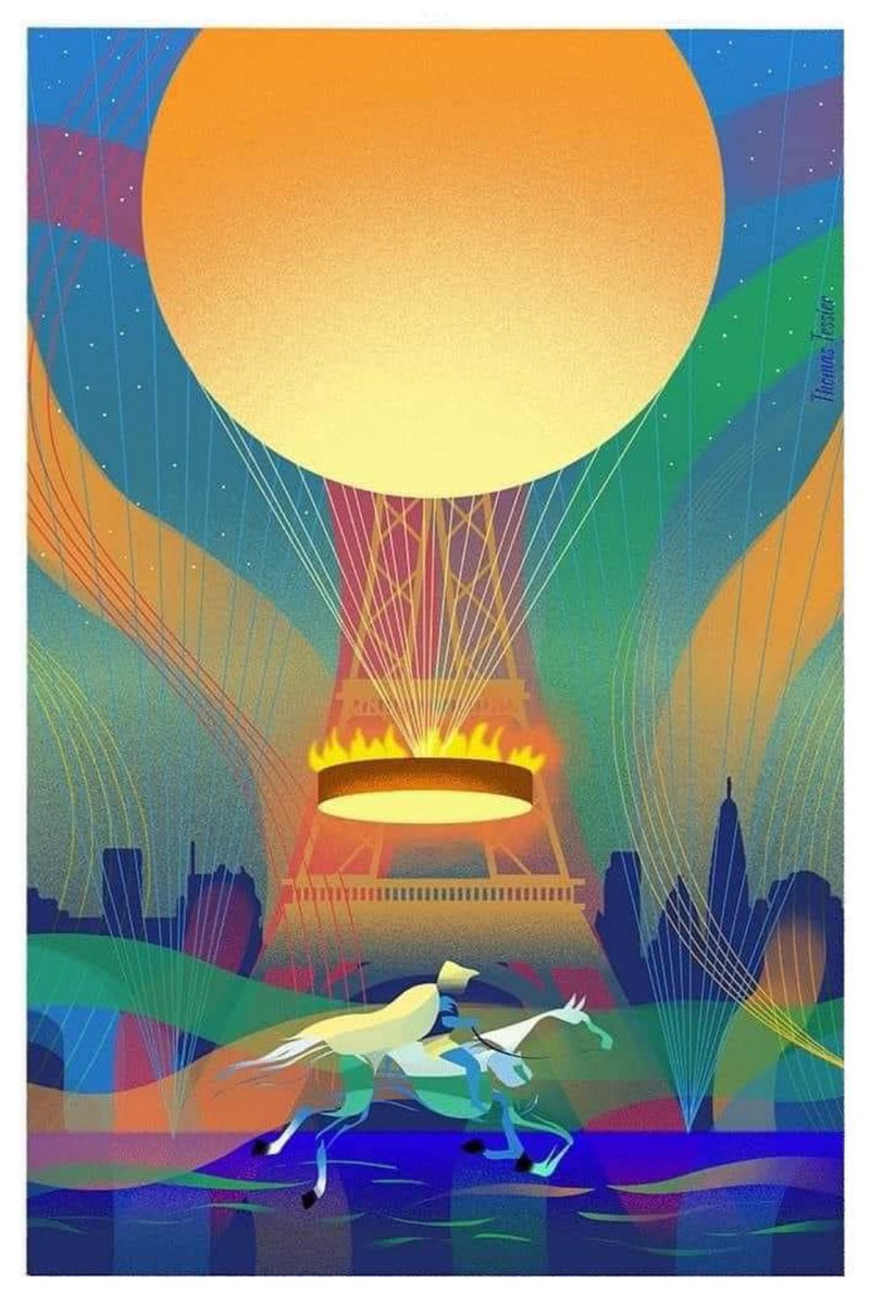 F_Gibert's tweet photo. #Paris2024  #Olympics #JO2024PARIS 

👏 Bravo à l’illustrateur #ThomasTessier 

Il publie de nombreux ouvrages allant de l’illustration jeunesse, à la bande dessinée en passant même par le Pop art

https://t.co/GhCdJVSSRY
#Asnière @Ville_Asnieres https://t.co/fbrKs1PnNR