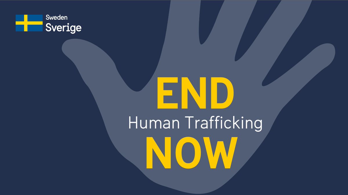 Sweden in Slovakia (@swedeninsk) on Twitter photo Today is World Day Against Trafficking in Persons.
All states must enhance their efforts to prevent trafficking by addressing the demand that fosters it, supporting the victims & prosecuting the perpetrators.
About Swedenยดs work: swedishgenderequalityagency.se/men-s-violenceโฆ #EndHumanTrafficking Today is World Day Against Trafficking in Persons.
All states must enhance their efforts to prevent trafficking by addressing the demand that fosters it, supporting the victims & prosecuting the perpetrators.
About Swedenยดs work: swedishgenderequalityagency.se/men-s-violenceโฆ #EndHumanTrafficking