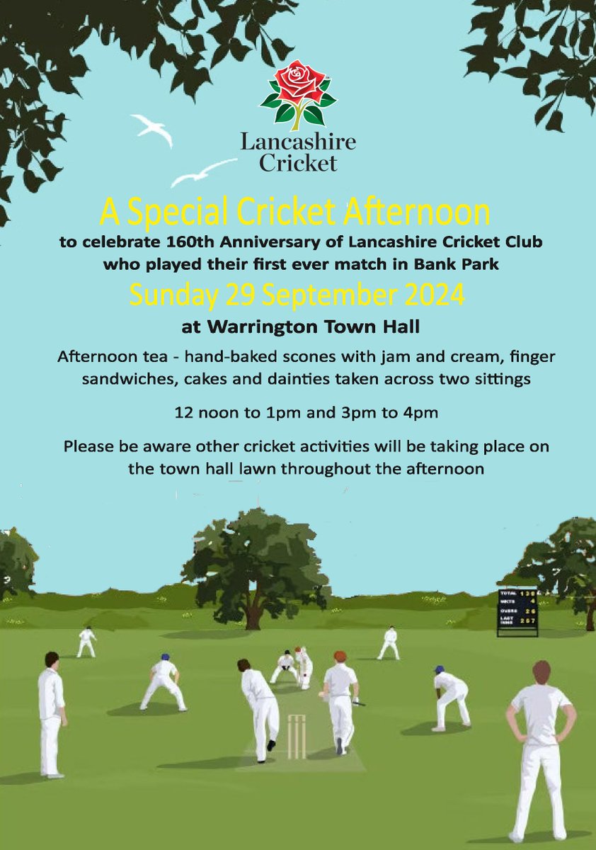Spot of cricket anyone? It would be lovely to see you there!

eventbrite.co.uk/e/a-special-cr…