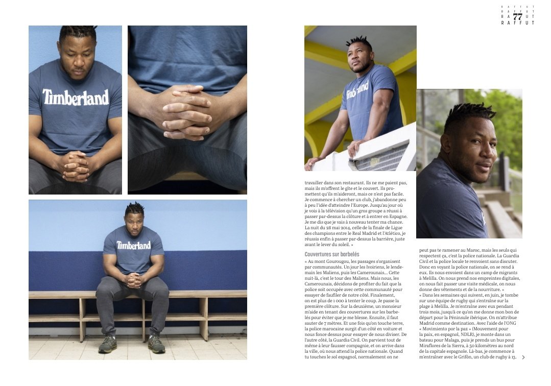 Sale a la venta el nº 9 de la revista de rugby francesa Raffut y en ella publico mi tercer reportaje con ellos. Una historia en la que <a href="/Thierryfuteu/">Thierry futeu</a> cuenta la odisea de su viaje cruzando África para cumplir su sueño de jugar al 🏉 ¡Gracias a Tity por contarme lo que nunca contó!