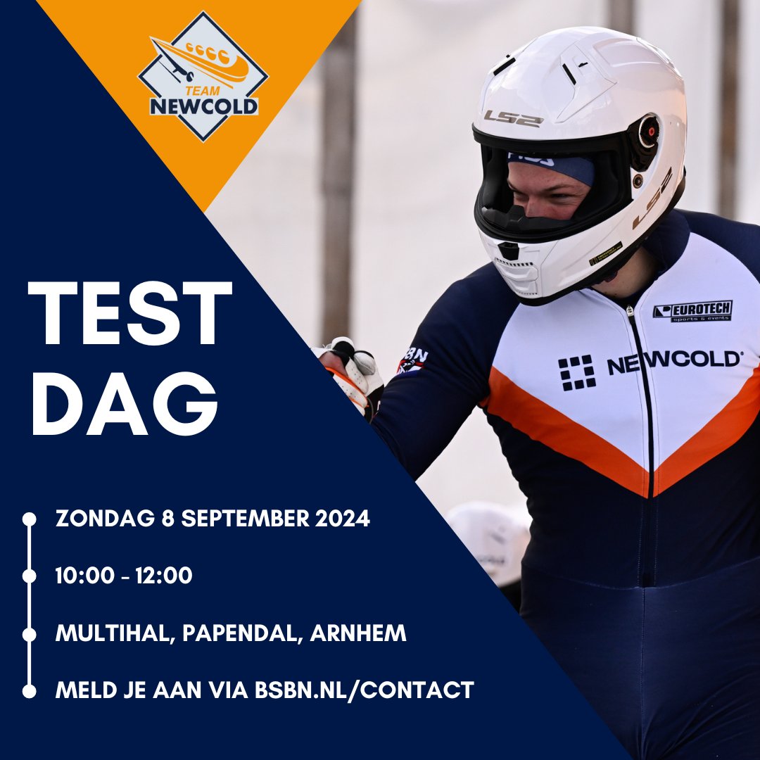 Dutch_Sliding's tweet image. Heb jij de ambitie om te gaan bobsleeën, skeletonnen of rodelen?

Meld je dan nu aan voor de testdag van 8 september door het formulier in te vullen op bsbn.nl/contact

De volgende onderdelen worden getest: sprint, voorslaan, standver en standhoog.
