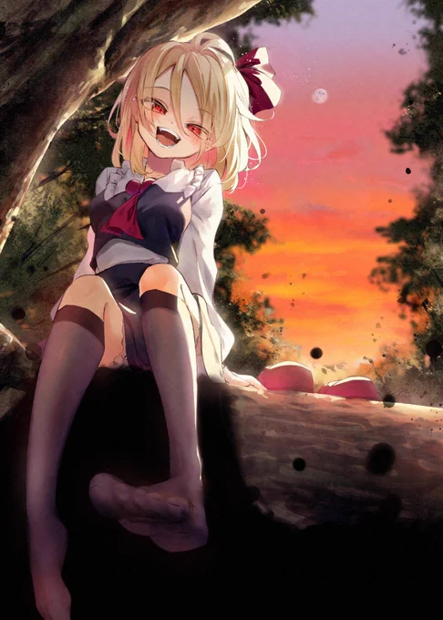 夕暮れの陽はすぐ落ちる 