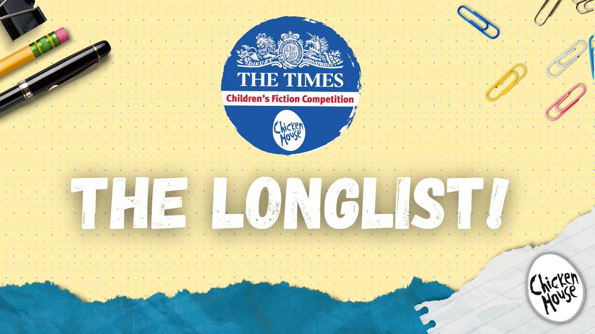 Calling all #TimesChickenHouse competition 2024 entrants!📣 The LONGLIST has been decided! 

CONGRATULATIONS to all who have been longlisted, we had a tough job narrowing down to the final list.

Head to our blog find out more👉 bit.ly/4cSTxjH